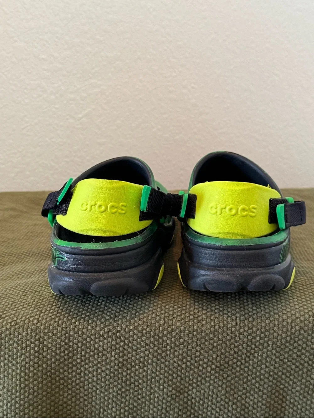 CROCS x Ron English All-Terrain Clog Toddler 'Area 54 - Green Galaxy'
